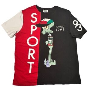 SpongeBob SquarePants Squidward Sport Graphic‎ T Shirt Mens XL Nickelodeon